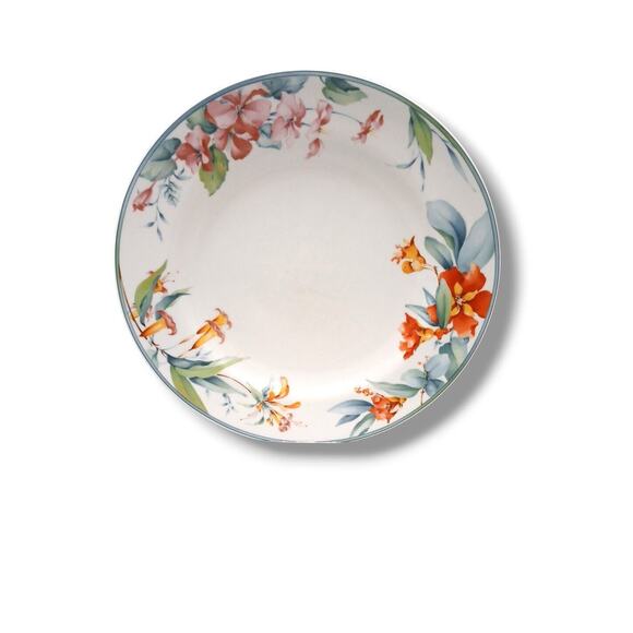 Christopher Stuart Portico 9" Salad Plate Y0244 Replacement Hibiscus FLORAL Fine - Picture 1 of 12